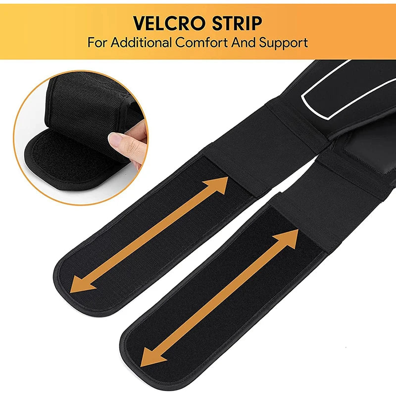 120cm Abdominal Massager Waist Belt - Fitness Equipment for Muscle Toning, Abdominal Training, 10 Modes, 30 Intensity Levels