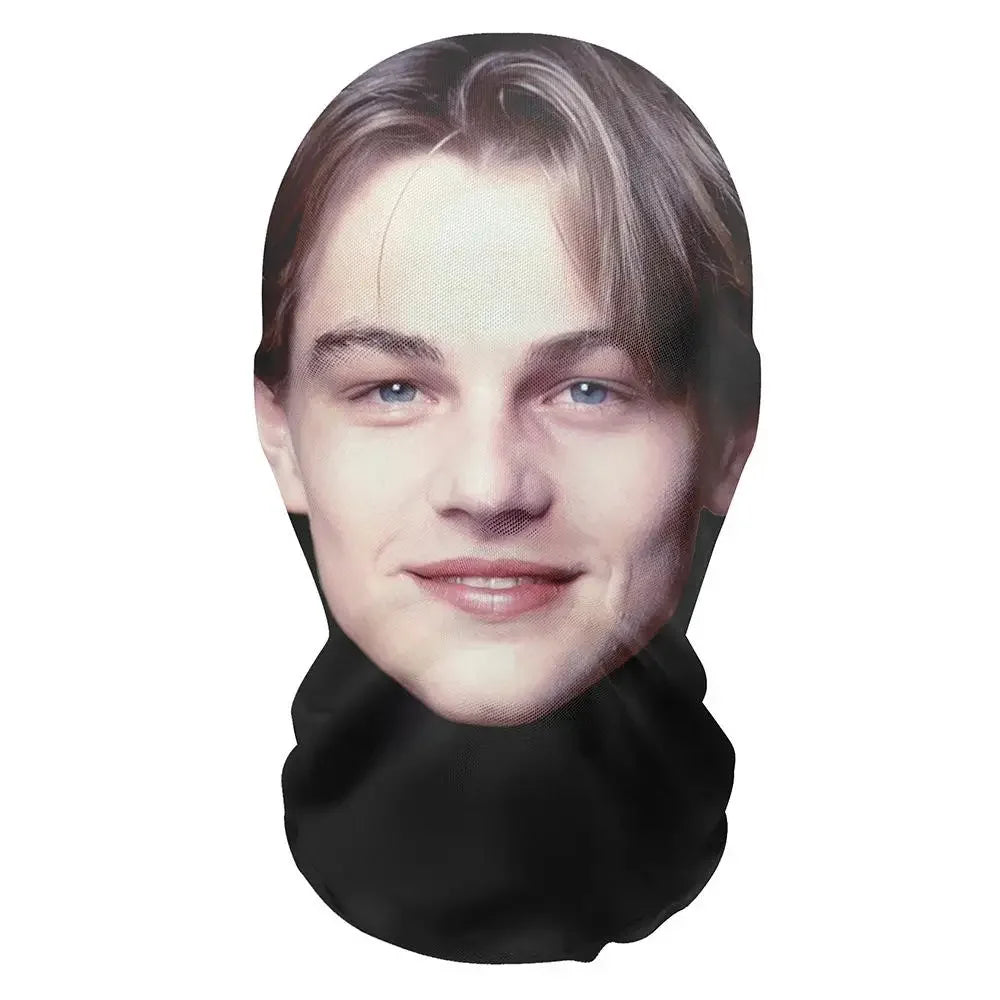 Mască Kanye imprimată 3D - Mască completă cu plasă elastică pentru cosplay, jocuri de rol și moda hip hop