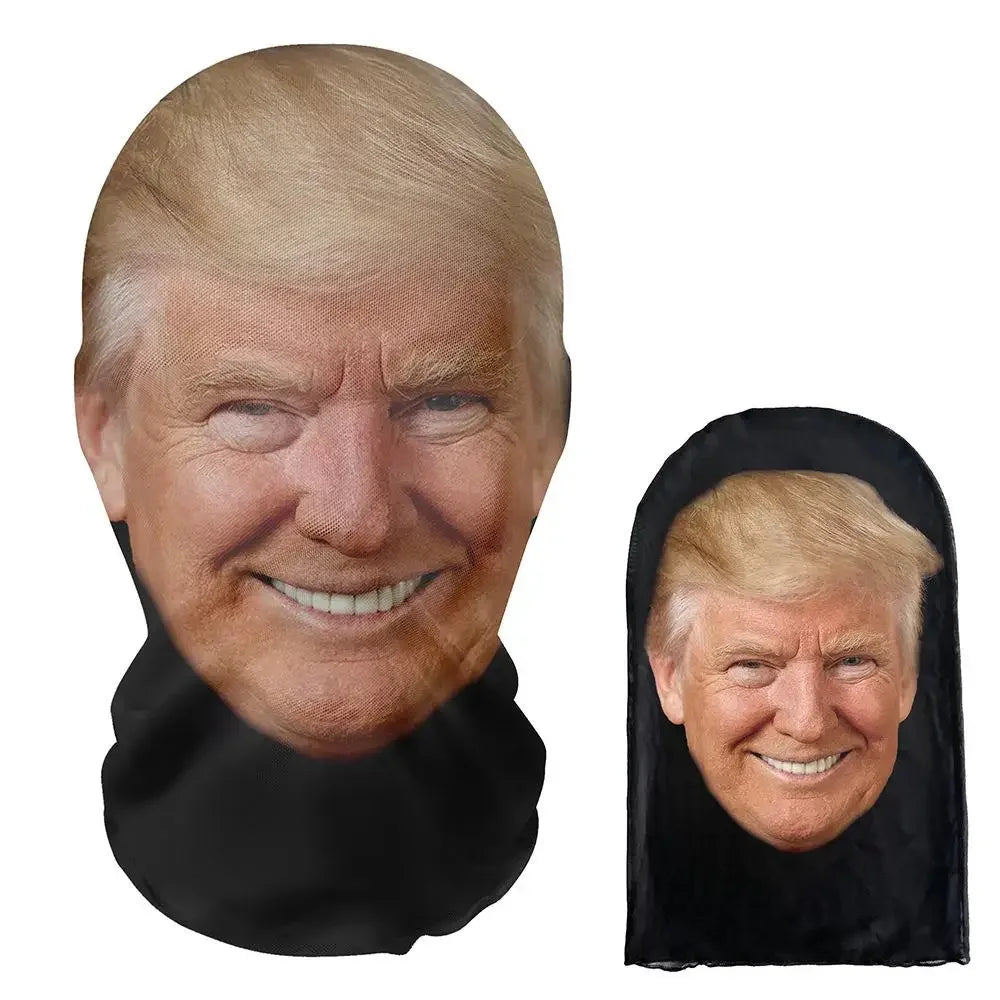 Mască Kanye imprimată 3D - Mască completă cu plasă elastică pentru cosplay, jocuri de rol și moda hip hop