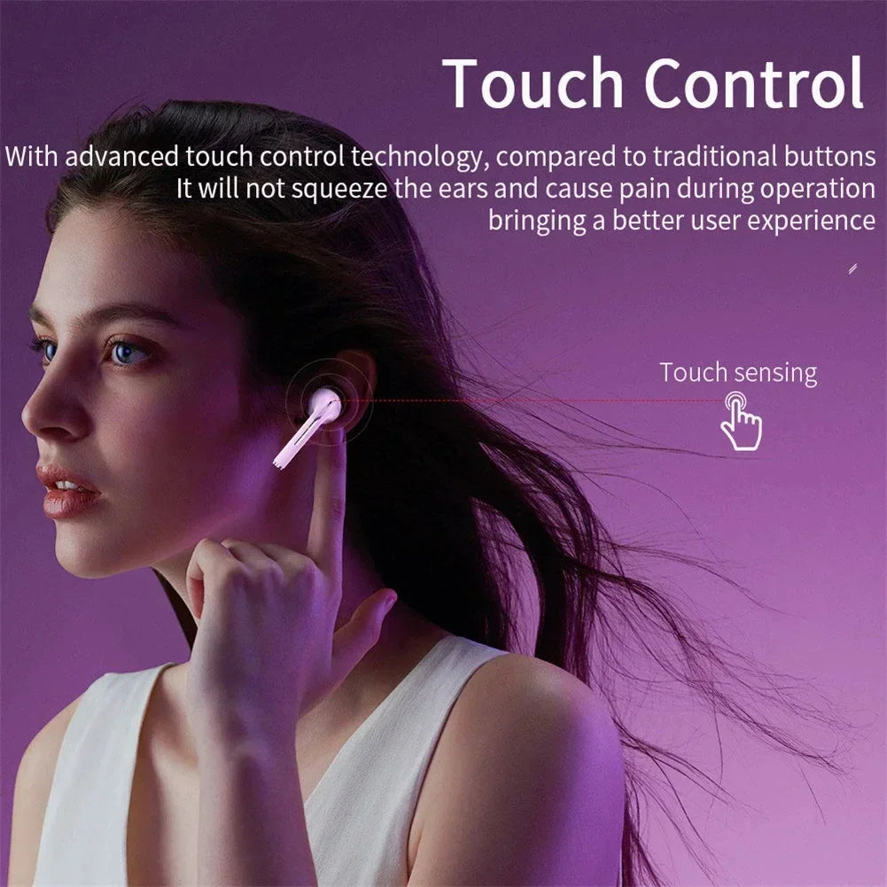 Wireless Earphones - Bluetooth 5.3, HiFi Sound, Waterproof, Noise-Cancelling