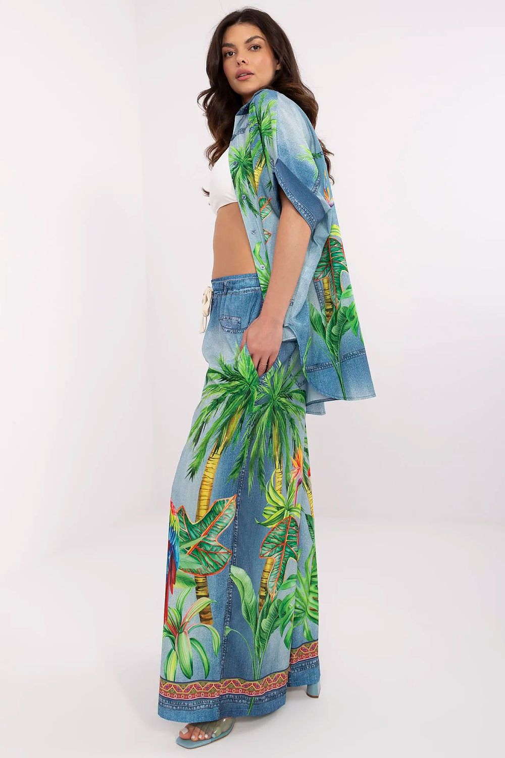 Women trousers model 210028 Italy Moda