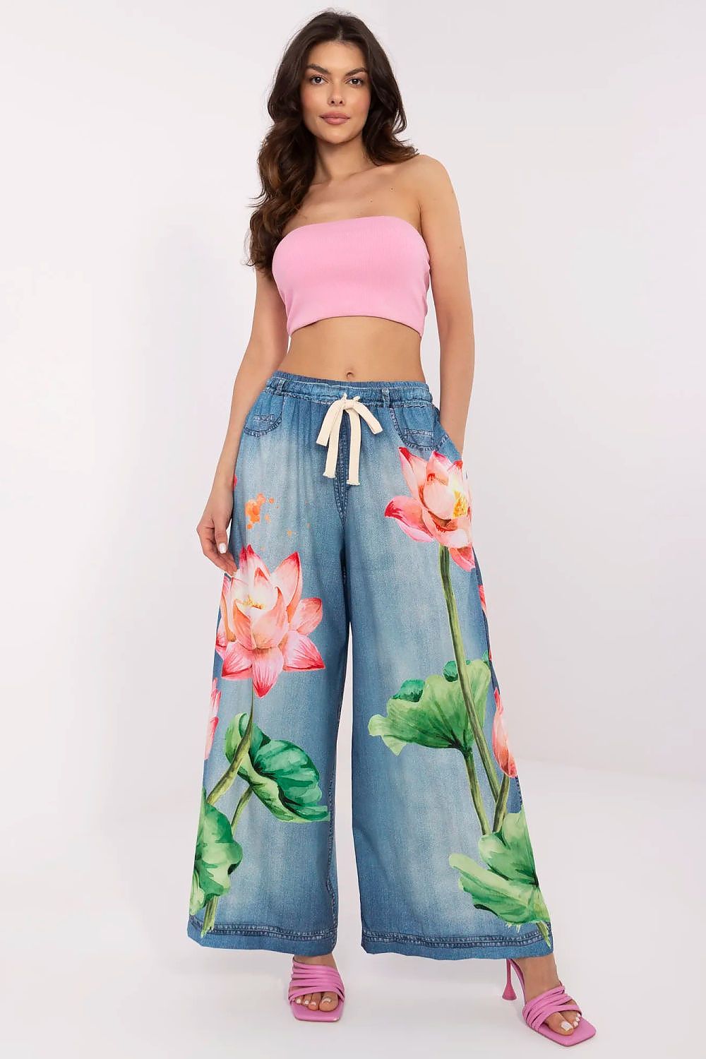 Women trousers model 210031 Italy Moda