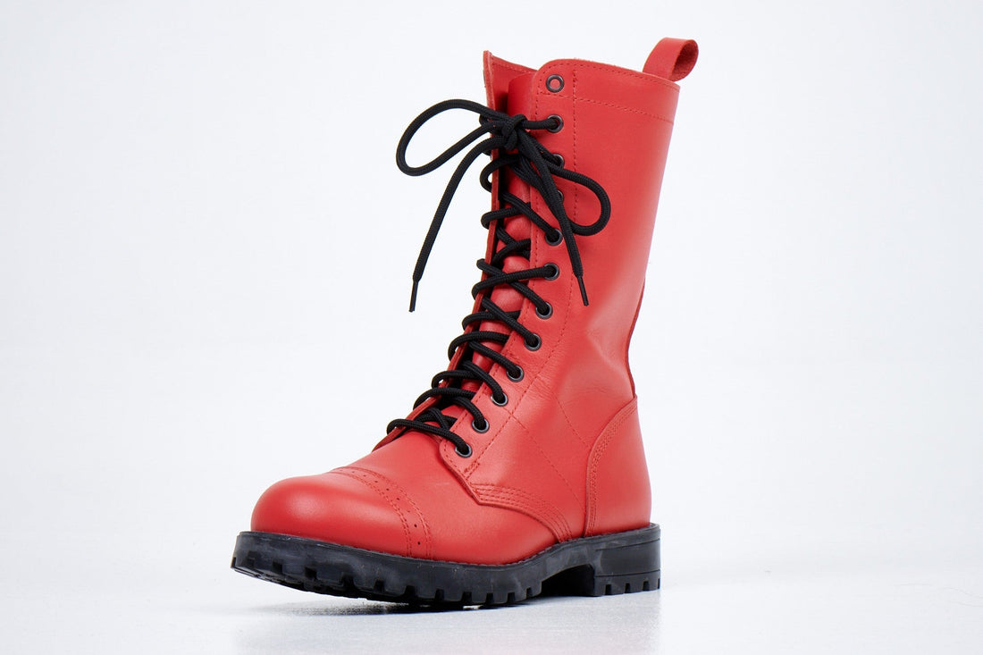 516 High Aviator Boots Red