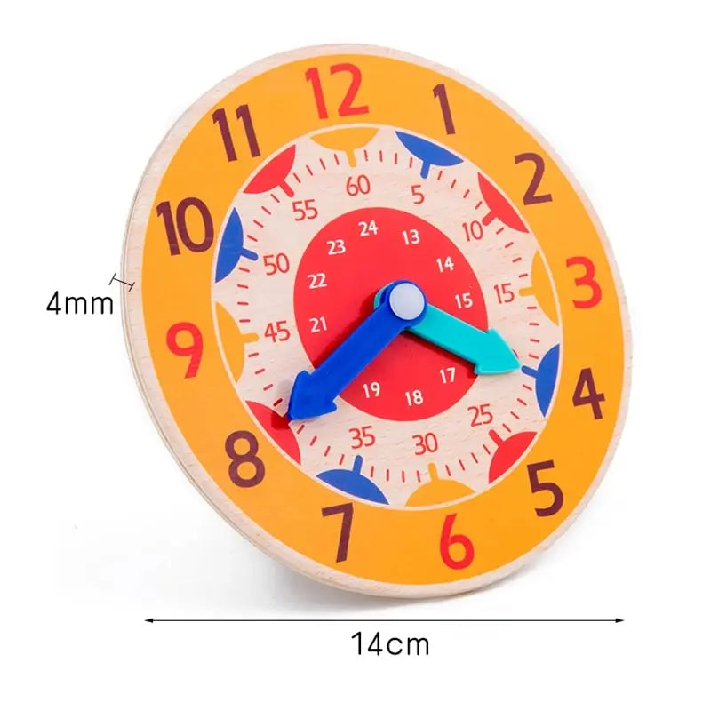 Wooden Clock Toy