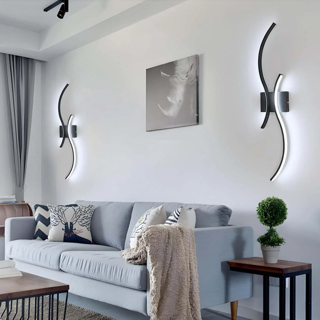Lampă de perete LED modernă pentru interior, 27W, alb rece 6500K