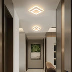 Square LED Ceiling Light, 24W, White Light, for Bedroom, Kitchen or Office