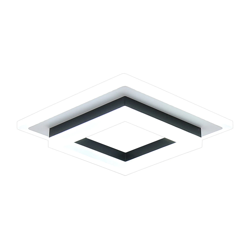 Plafonieră LED pătrată, 24W, lumină albă, pentru dormitor, bucătărie sau birou