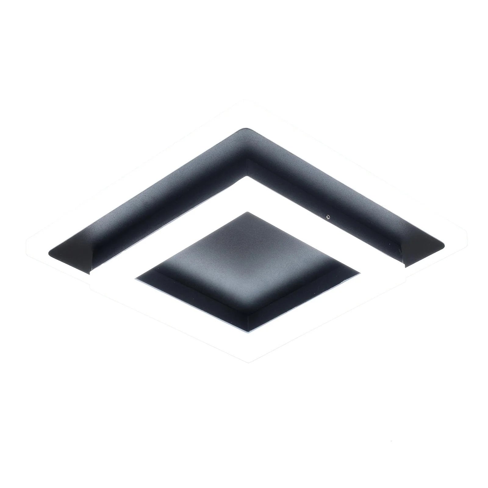 Square LED Ceiling Light, 24W, White Light, for Bedroom, Kitchen or Office