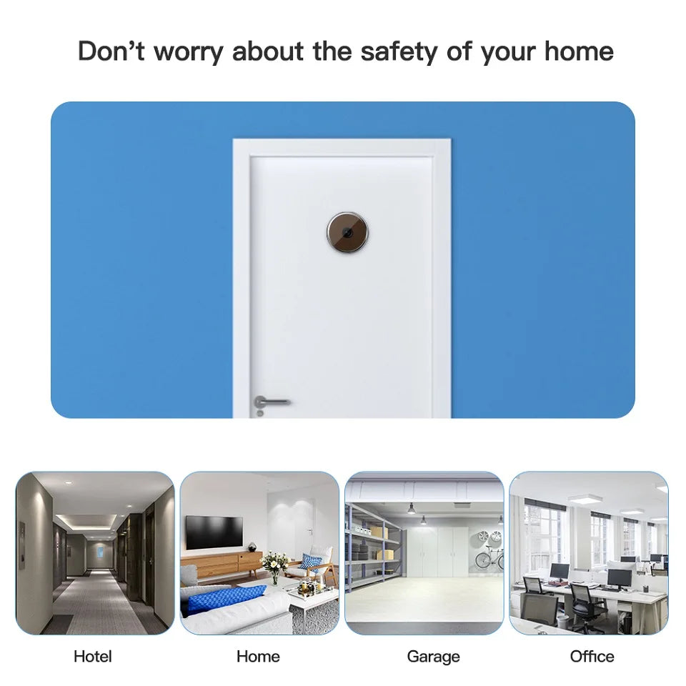 Doorbell Viewer 3.5 Inch Digital Camera 120° LCD 2 MP HD