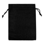 Set de 10 săculeți din pânză de sac naturală cu șnur