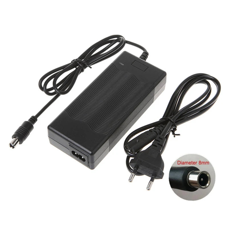 Încărcător de baterie cu litiu 42V 2A pentru Xiaomi M365 - Încărcător rapid inteligent de baterie Li-ion de 36V cu intrare 100-220V AC (priză UE/SUA)