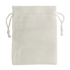 Set de 10 săculeți din pânză de sac naturală cu șnur