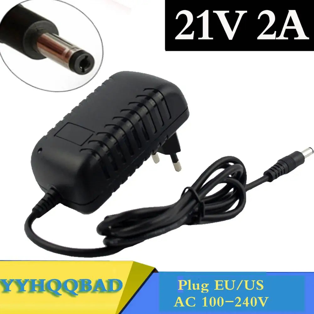 Încărcător de baterie cu litiu 21V 2A pentru șurubelnițe electrice