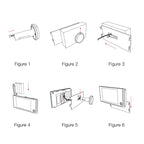 Doorbell Viewer 3.5 Inch Digital Camera 120° LCD 2 MP HD