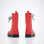 516 aka High Aviator Boots - Red