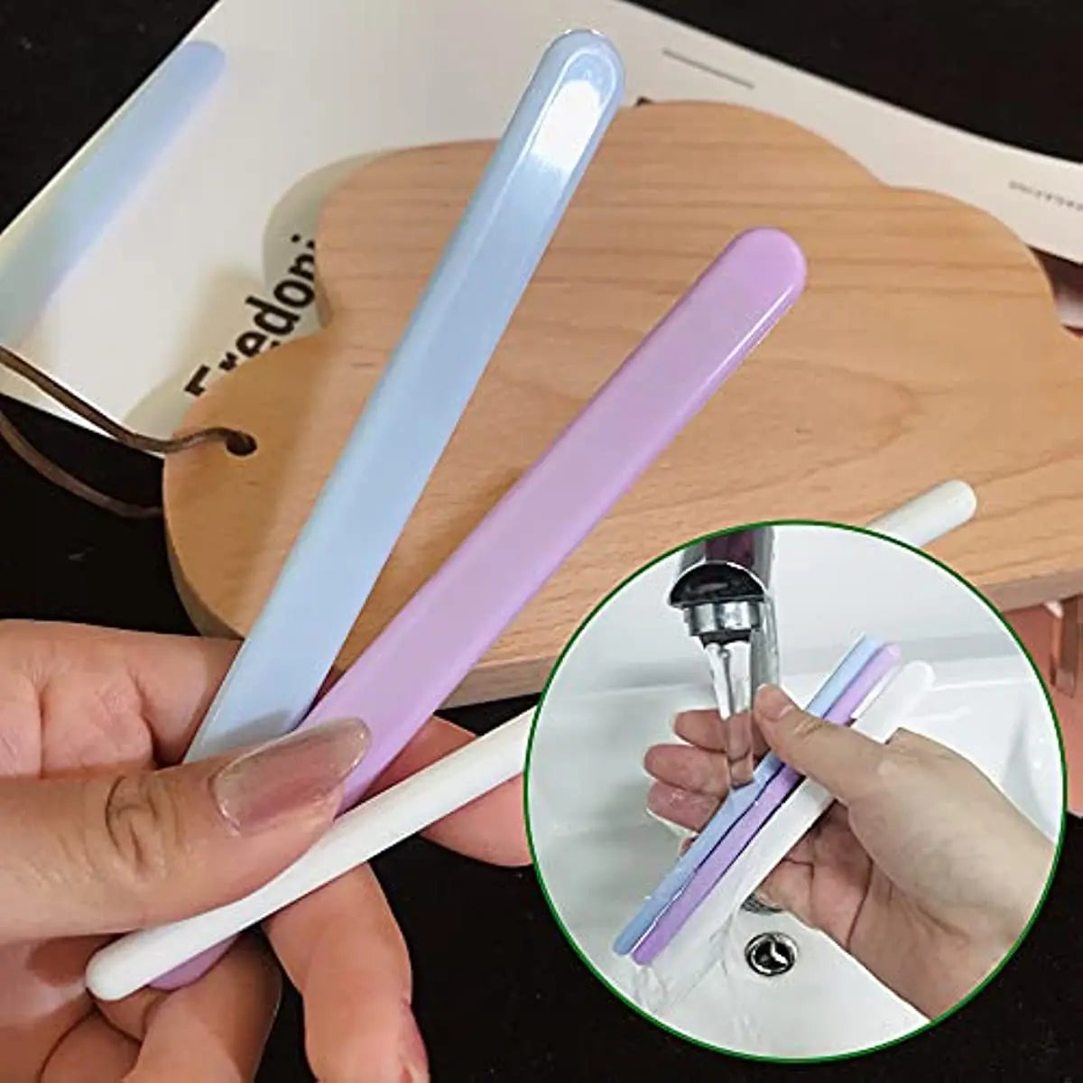 Set 3 Bețe de Amestecare din Silicon – Unelte pentru Turnare Rășină și Proiecte DIY