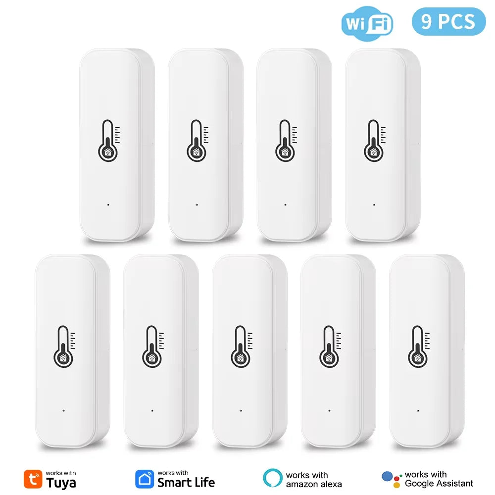 Tuya WiFi Temperature & Humidity Sensor Smart Life Remote Monitor,  Alexa & Google Assistant