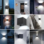 IP65 LED Wall Lamp for Outdoor/Indoor Use, 6W/12W, Aluminum