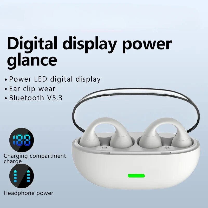S22 Earclip Wireless Bluetooth Headset | Mini, Lightweight & HD Sound Universal Headset