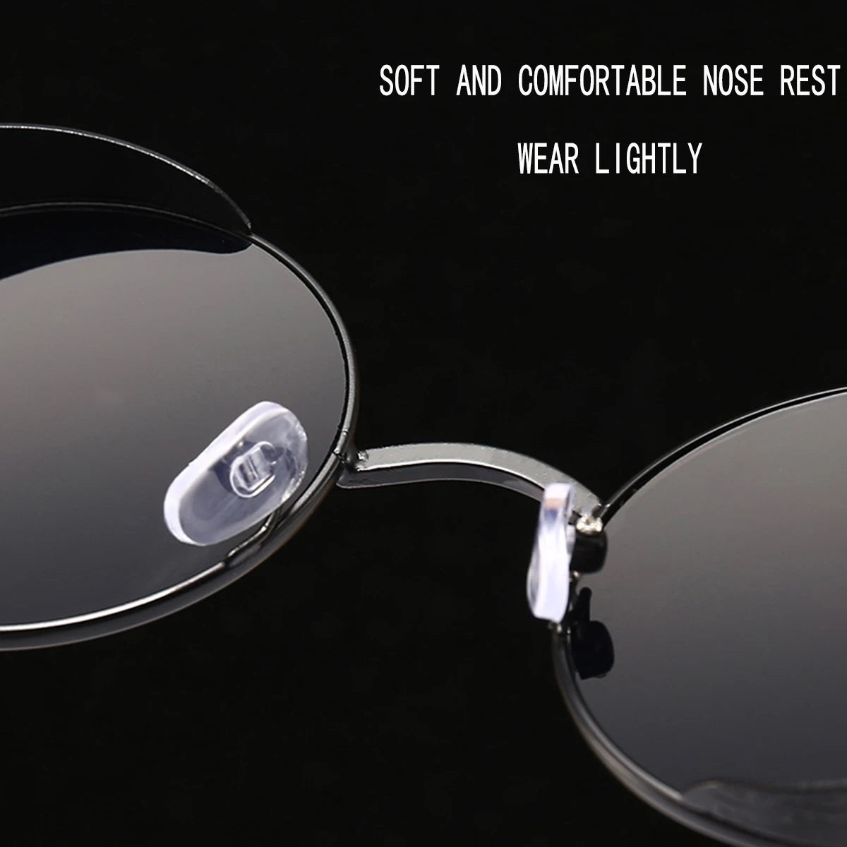Ochelari de soare retro punk unisex – ochelari oglindă rotunzi reflectorizanți cu ramă metalică