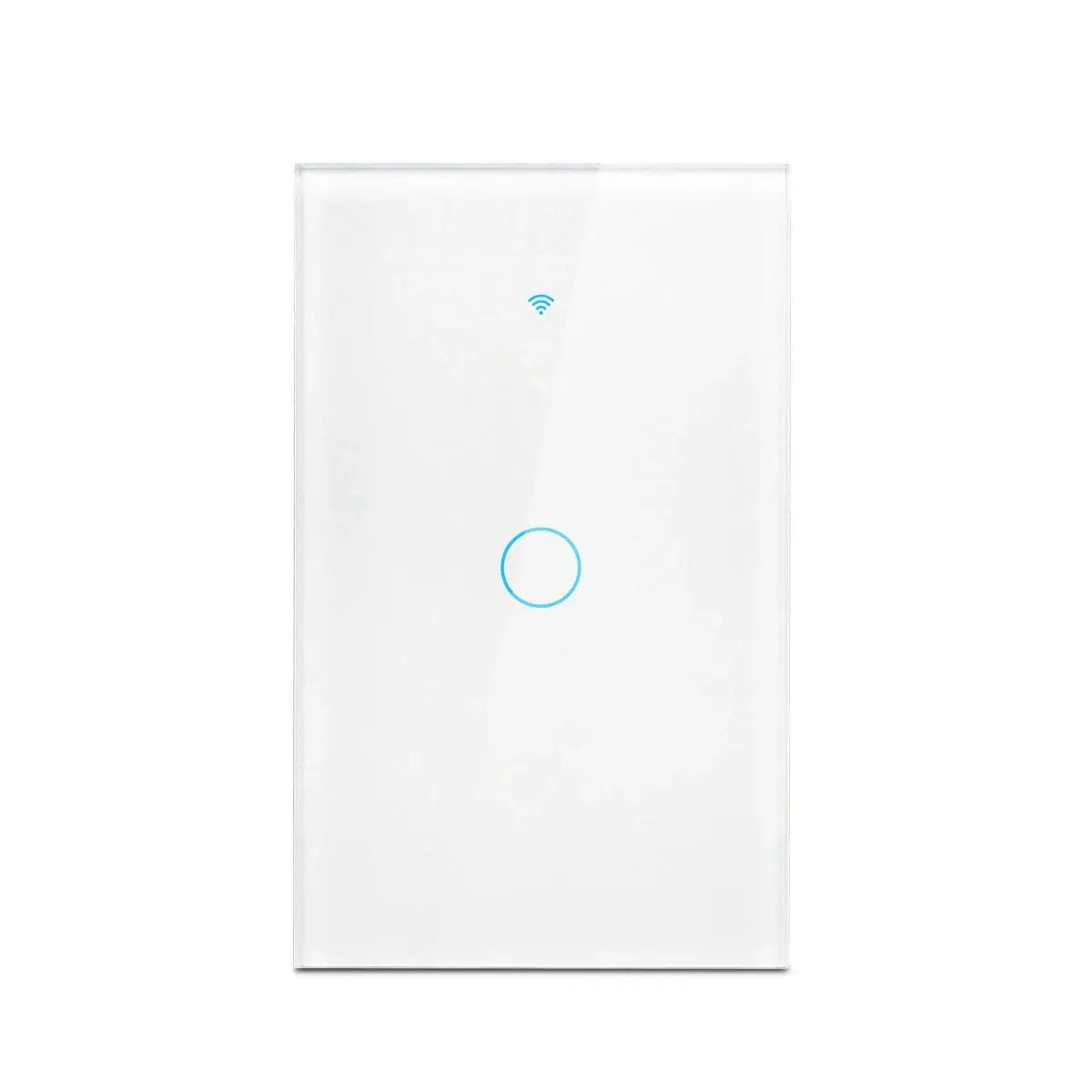 Tuya US/EU WiFi Smart Wall Switch RF433 1/2/3 Gang No Neutral Wire Touch Sensor LED Light Switch for Smart Home, Alexa & Google Home Compatible