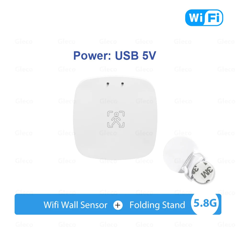 Smart Life ZigBee WiFi Human Motion Sensor, Luminance/Distance Detection Tuya Smart Home Automation