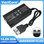 Încărcător de baterii Smart LiFePO4 VariCore 14,6V 20A - Încărcător de mare putere 110-220V 4S 12V pentru baterii litiu fier fosfat