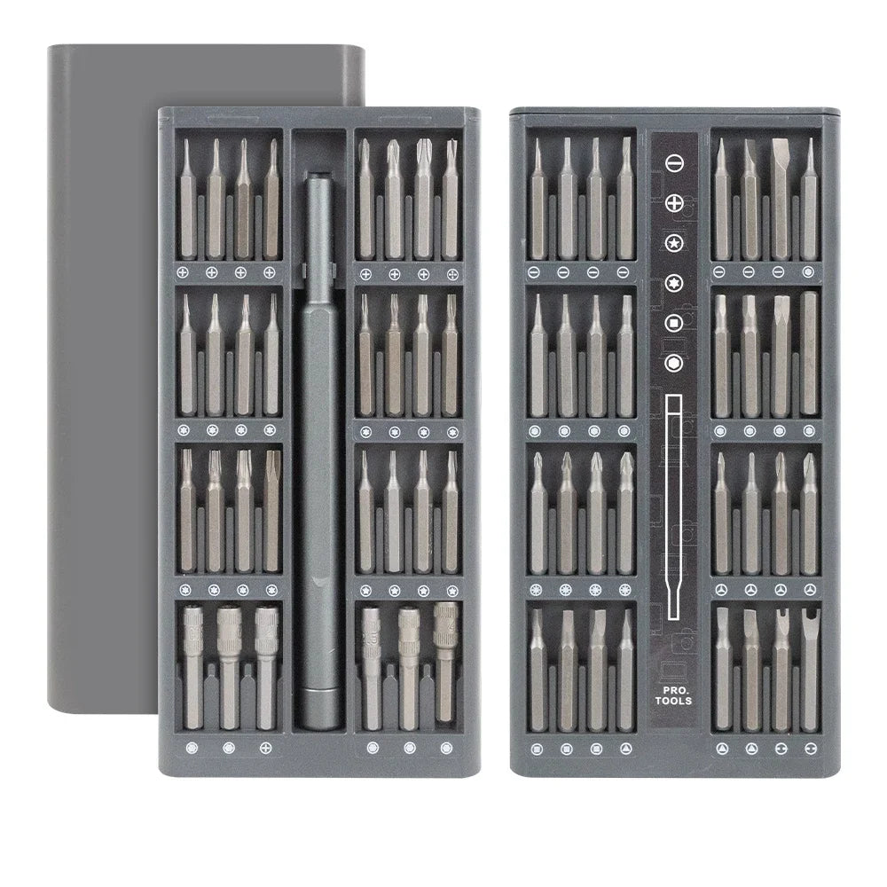 Set șurubelnițe magnetice de precizie  63 în 1, Reparatii Electronice