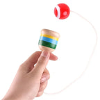Montessori Wooden Skill Cup & Catch Ball Game - Educational Toy for Hand-Eye Coordination (Ages 2+)