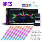 WiFi LED Smart Wall Lamp - RGBIC Light Bar Music Sync, and App Control