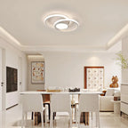 Dimmable LED Ceiling Light, 40W, Remote Controlled, Round Design