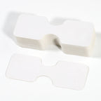 Set de 50 Cartonașe pliabile din hârtie kraft, 9x3,5 cm, pentru afișarea bijuteriilor, etichete de preț