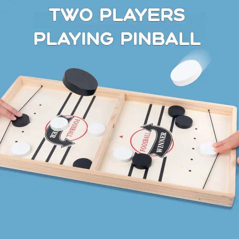 Joc de masă de biliard din lemn - Joc de hochei de masă Foosball pentru distracție în familie și joc competitiv