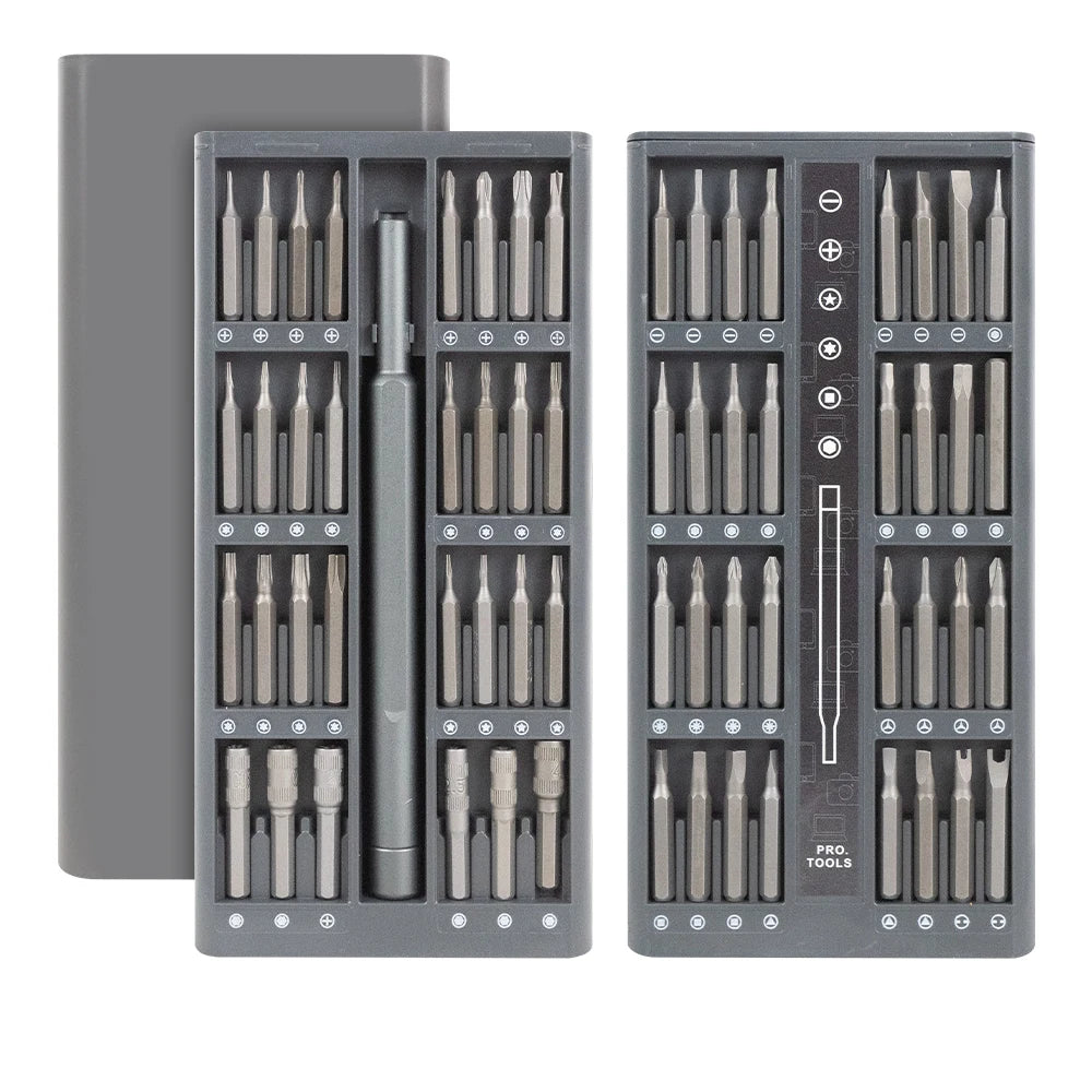 Set șurubelnițe magnetice de precizie  63 în 1, Reparatii Electronice