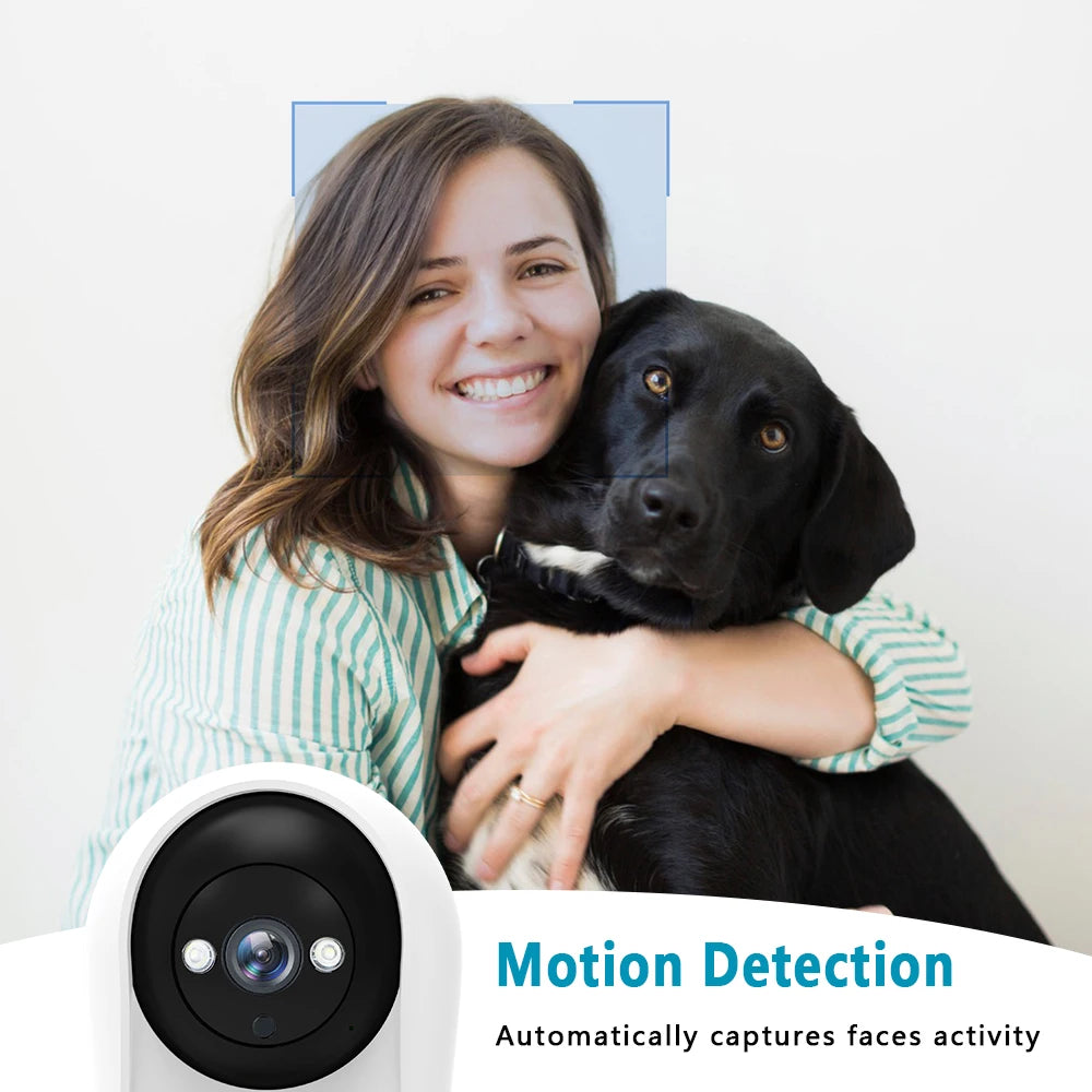 3MP PTZ Wi-Fi Baby Monitor with 2.8" Screen, Cry Detection & Video Call