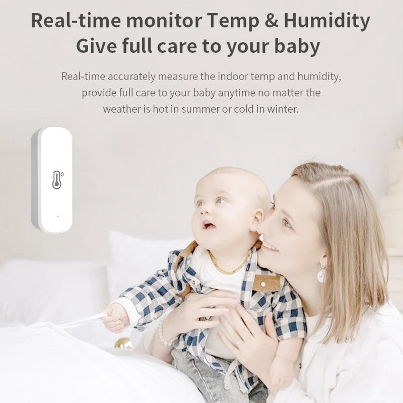 Cozylife Smart Temperature & Humidity Sensor, Indoor Hygrometer