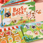 Montessori Baby Busy Book - Early Learning Quiet Book for Toddlers, Matching Game for Kids Aged 2-3 Years