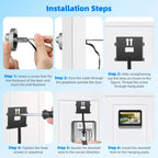 3MP Smart WiFi Door Viewer Camera – 1080P, PIR, IR, Alexa & Google