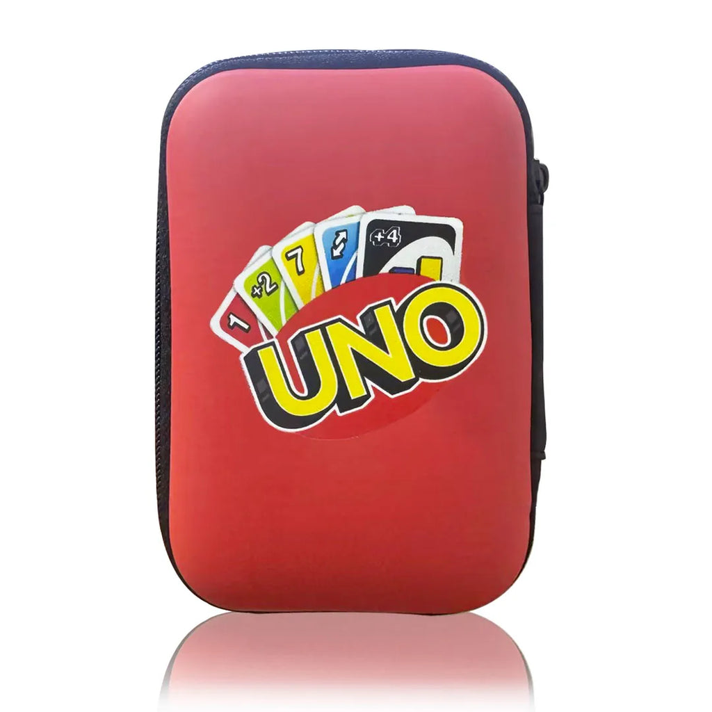 UNO Travel Zipper Case - Portable Card Holder for UNO Board Game, Perfect for Kids and Travel