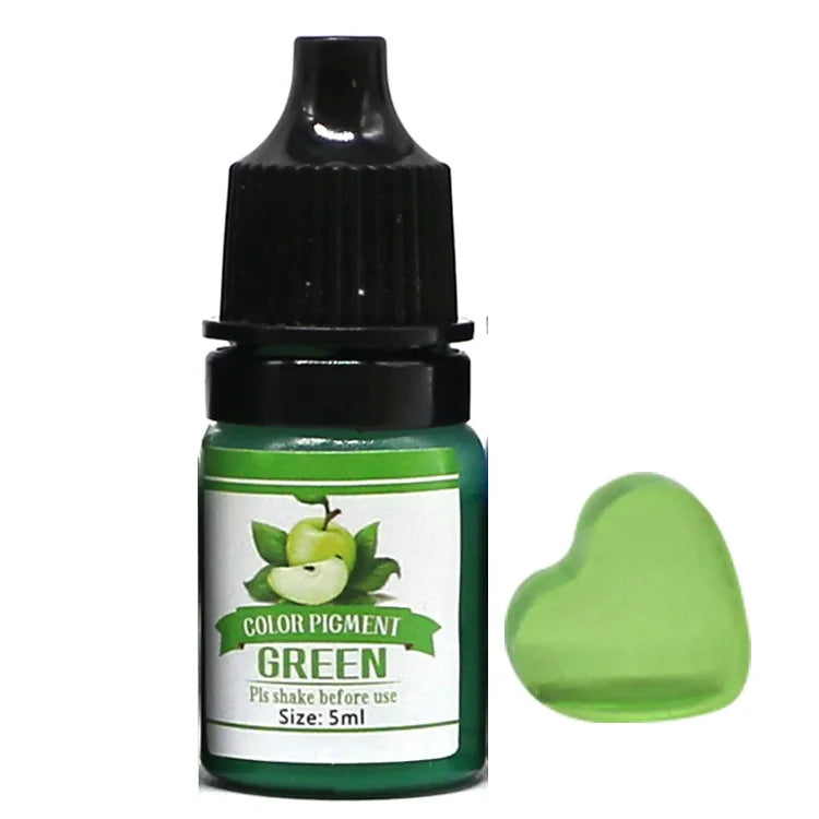 Pigment Epoxidic – 24 Culori, 5ml | Colorant Lichid pentru Rășină, Artă, Bijuterii & Meșteșuguri