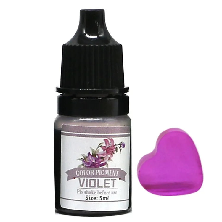 Pigment Epoxidic – 24 Culori, 5ml | Colorant Lichid pentru Rășină, Artă, Bijuterii & Meșteșuguri