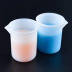 6Pcs 100ml Silicone Measuring Cups - Nonstick Resin Mixing Tools for DIY Crafts and Jewelry Making