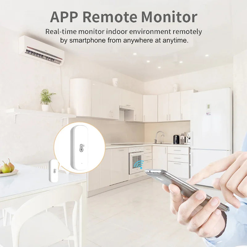 Cozylife Smart Temperature & Humidity Sensor, Indoor Hygrometer