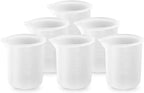 6Pcs 100ml Silicone Measuring Cups - Nonstick Resin Mixing Tools for DIY Crafts and Jewelry Making