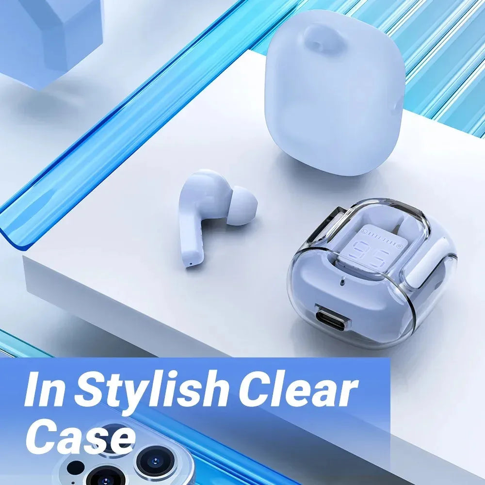 T2 Wireless Bluetooth Earphones | HiFi Sound | LED Power Display