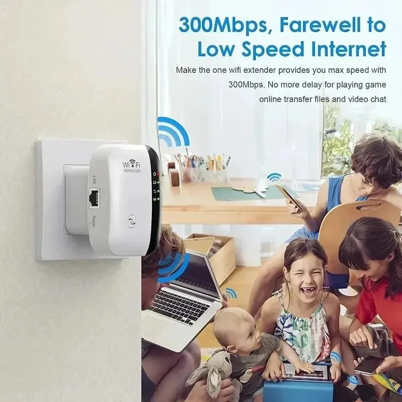 WiFi Repeater | Wireless Signal Amplifier & Network Extender