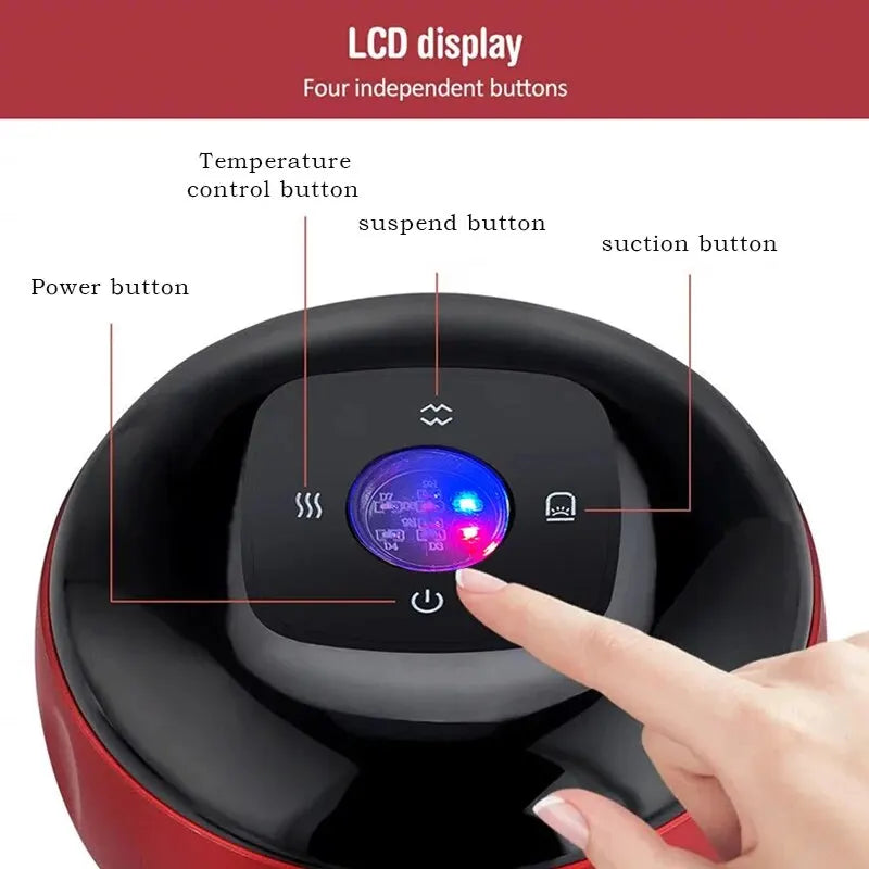 Smart Electric Cupping Massager – Heating & Vacuum Therapy Device