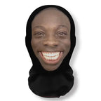 Mască Kanye imprimată 3D - Mască completă cu plasă elastică pentru cosplay, jocuri de rol și moda hip hop