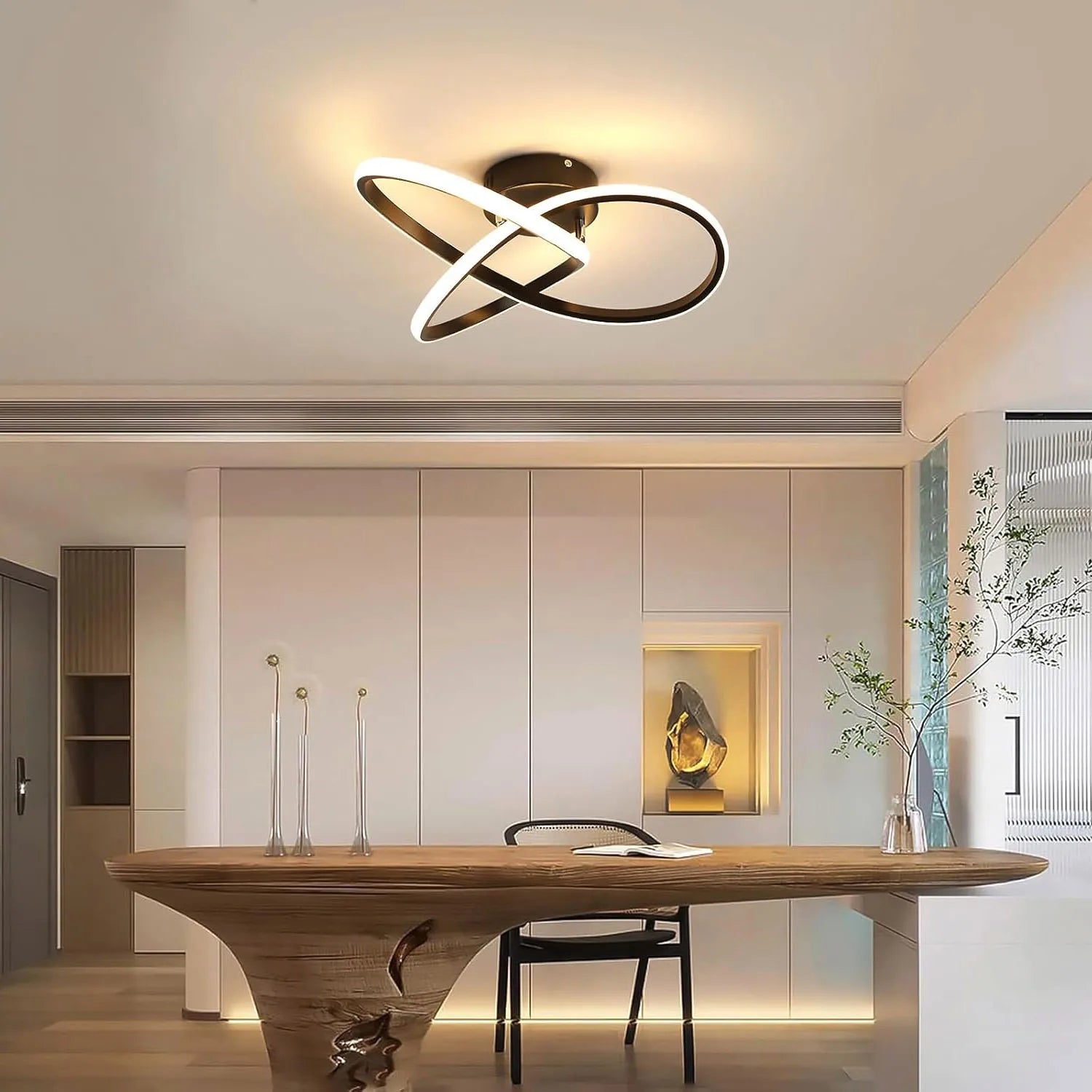 38W Tealight LED Ceiling Light, Flower Design, Warm White 3000K