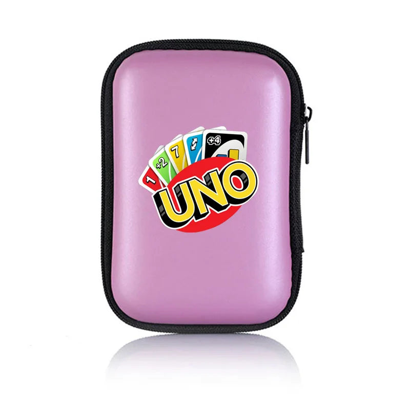 UNO Travel Zipper Case - Portable Card Holder for UNO Board Game, Perfect for Kids and Travel